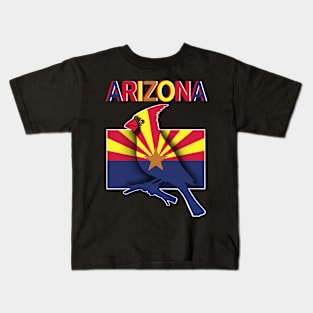 Red Cardinal Arizona Kids T-Shirt